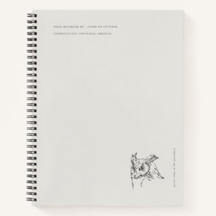 Das Eulen-Naturalisten-Menagerie-Archiv Notizbuch