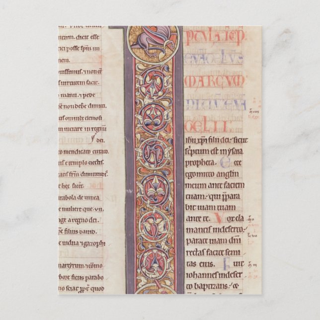 Das Evangelium des Hl. Mark Postkarte (Vorderseite)