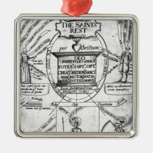 Das ewig Rest der Heiligen Silbernes Ornament