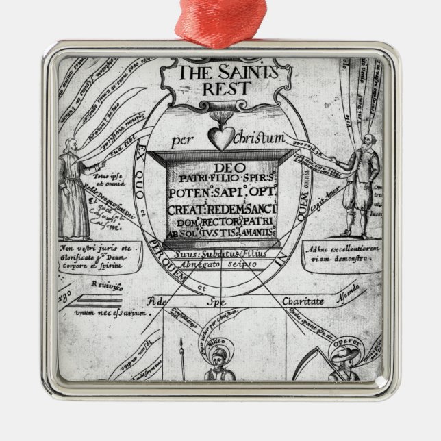 Das ewig Rest der Heiligen Silbernes Ornament (Vorne)