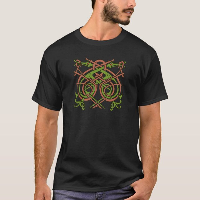 Das Ewige Embrace-T-Shirt: Archetypischer keltisch T-Shirt (Vorderseite)