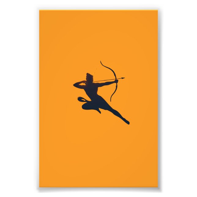 Das ewige Glühen von Dussehra - Shree Ram Fotodruck (Vorne)