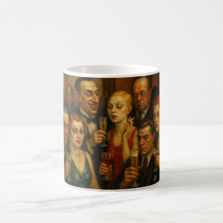 Das expressionistische Party Kaffeetasse