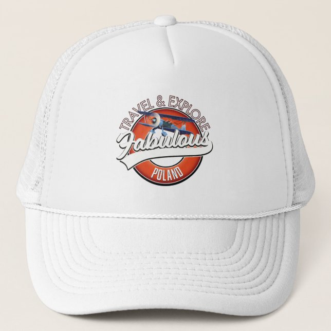 Das fabelhafte Polnische Logo Truckerkappe (Vorderseite)
