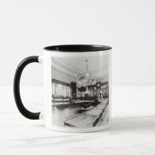 Das faberge-Handelszentrum (b/w Foto) Tasse
