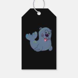 Das Fabric-Siegel im Zazzle Mascot Logo Geschenkanhänger