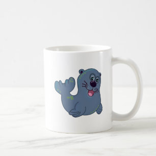 Das Fabric-Siegel im Zazzle Mascot Logo Kaffeetasse