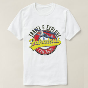Das fabulous Kamerun Logo für Reise & Entdecke T-Shirt