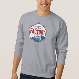 Das Factory Bar Color Shield Sweatshirt