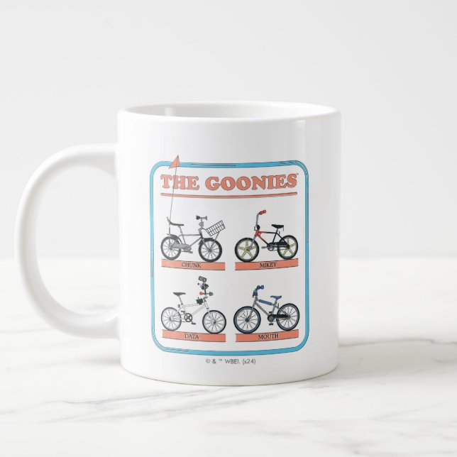 Das Fahrraddiagramm der Goonies Jumbo-Tasse (Links)