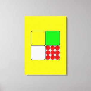 Das Fahrradrennen Jerseys 3 Gelb Leinwanddruck