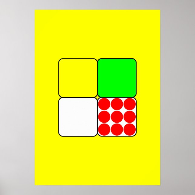 Das Fahrradrennen Jerseys 3 Gelb Poster (Vorne)