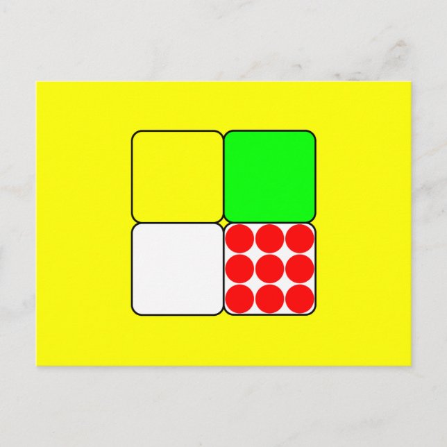 Das Fahrradrennen Jerseys 3 Gelb Postkarte (Vorderseite)