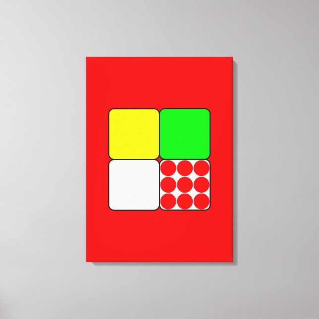 Das Fahrradrennen Jerseys 3 Red Leinwanddruck (Vorderseite)