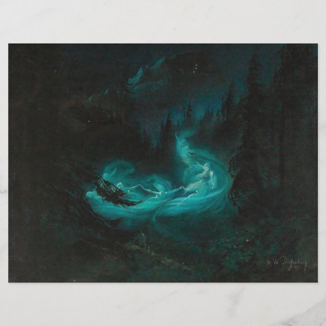 Das Fairy Dance Scrapbook Paper (Vorderseite)