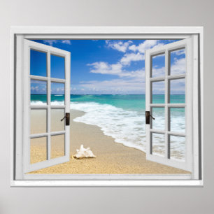 Das Fake zum Entspannen am Strand Poster