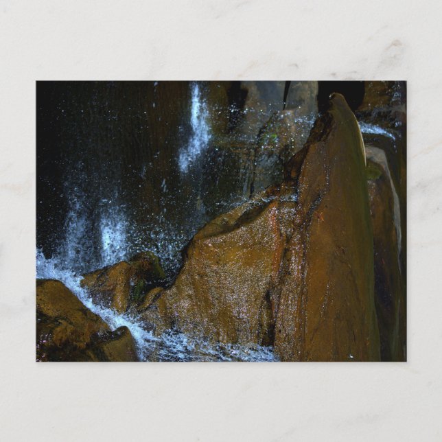Das fallende Wasser Postkarte (Vorderseite)