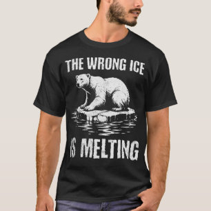 Das falsche ICE schmilzt - ICE schmilzt T-Shirt
