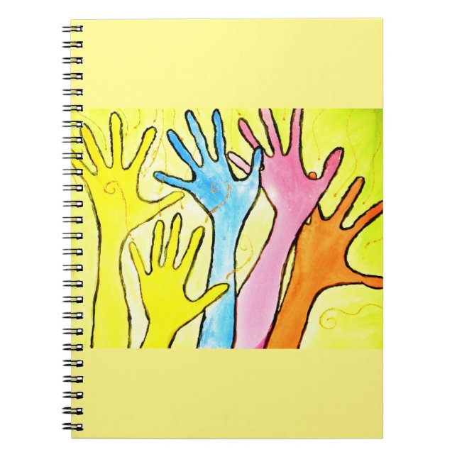 Das "Family Humanity Notebook" Notizblock (Vorderseite)