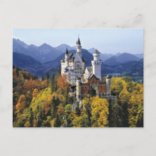 Das fantasievolle Neuschwanstein ist eines von dre Postkarte