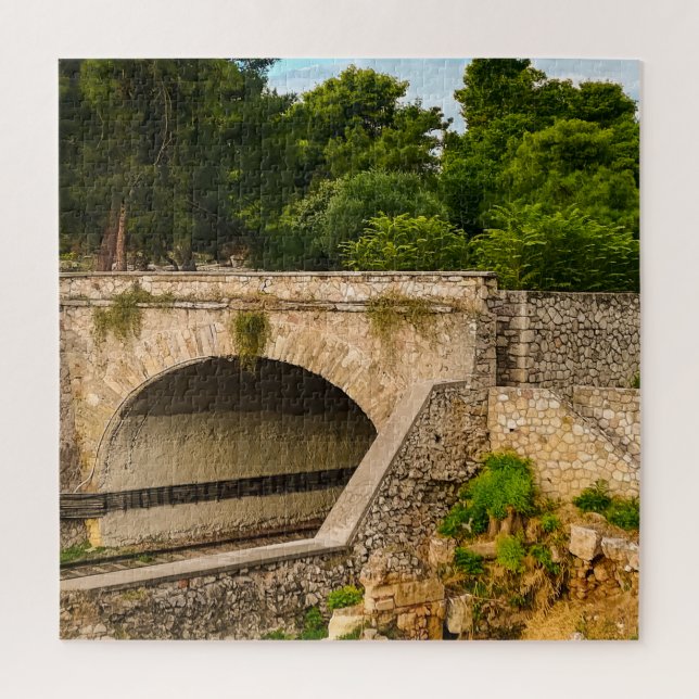 Das farbenfrohe Athen Puzzle (Vertikal)