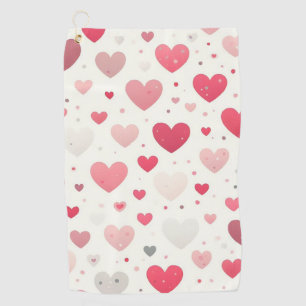 Das farbenfrohe Valentinstag Golfhandtuch