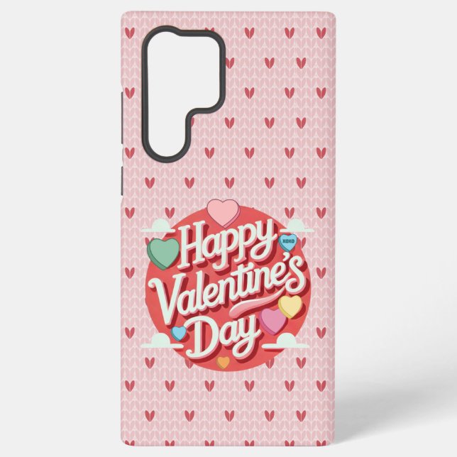 Das farbenfrohe Valentinstag Samsung Galaxy Hülle (Rückseite)