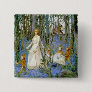 Das feenhafte Holz Button