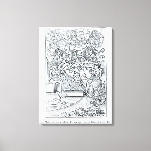 Das feenhafte Melusine Leinwanddruck