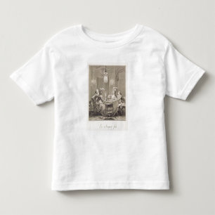 Das feine Abendessen, 1781, graviert von I.S. Kleinkind T-shirt