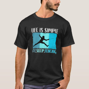 Das Fencing Fencing Martial Arts Sword Combat Fenc T-Shirt