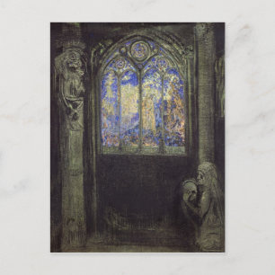 Das Fenster aus festem Glas, 1904 Postkarte