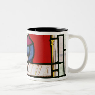 Das Fenster des Metzgers Zweifarbige Tasse