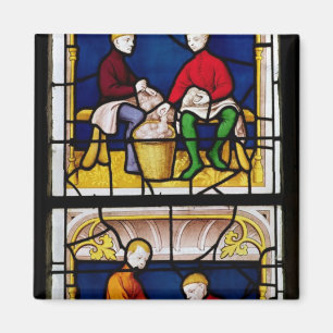 Das Fenster des Stoff-Kaufmannes Magnet