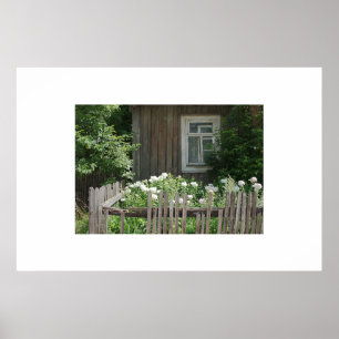 Das Fenster - Gerahmter Druck Poster