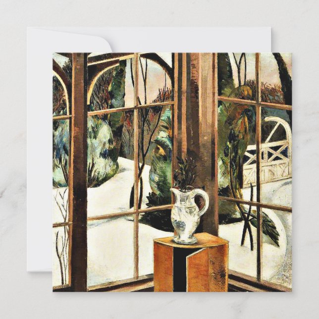 Das Fenster, Iver Heath, Gemälde von Paul Nash Karte (Vorderseite)