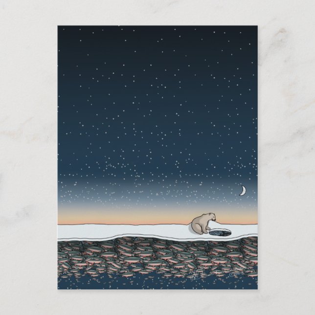 Das Fest der Fischer, Postkarte (Vorderseite)