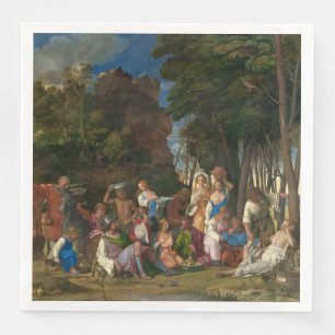 Das Fest der Götter (von Giovanni Bellini) Serviette