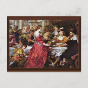 Das Fest Der Herododes Von Rubens Peter Paul Postkarte