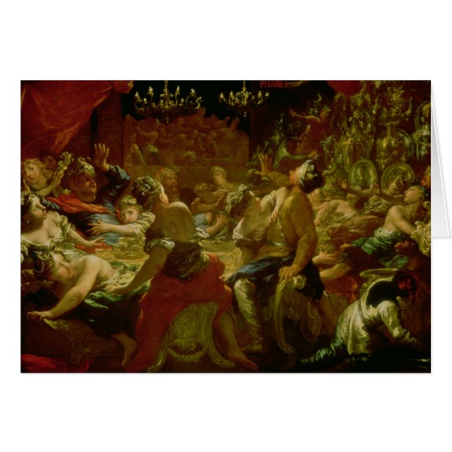 Das Fest des Belshazzars (Vorderseite (Horizontal))