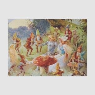 „Das Fest“ Feen-Kunst von E S Hardy Seidenpapier