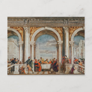 Das Fest im Haus von Levi Postkarte