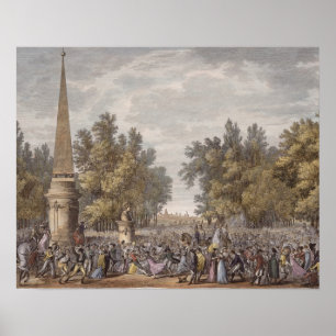 Das Fest von Virgil bei Mantua, 24 Vendemiaire, Poster