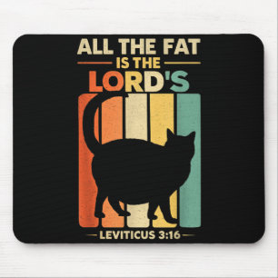 Das Fett gehört dem Herrn Levitikus 3_16 Vintage K Mousepad