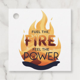 Das Feuer anheizen, das Motivierend T-Shirt des Po Geschenkanhänger