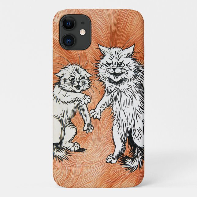 Das Feuer des Geistes, Louis Wain Case-Mate iPhone Hülle (Rückseite)