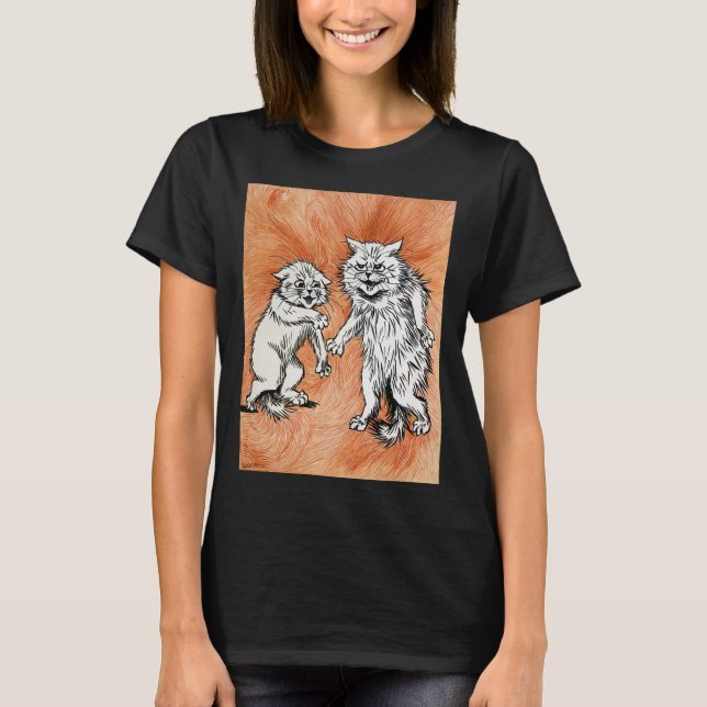 Das Feuer des Geistes, Louis Wain T-Shirt (Vorderseite)