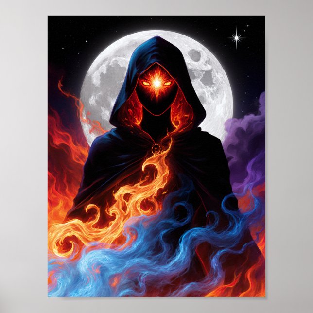 Das Feuer des Schleiers Poster (Vorne)