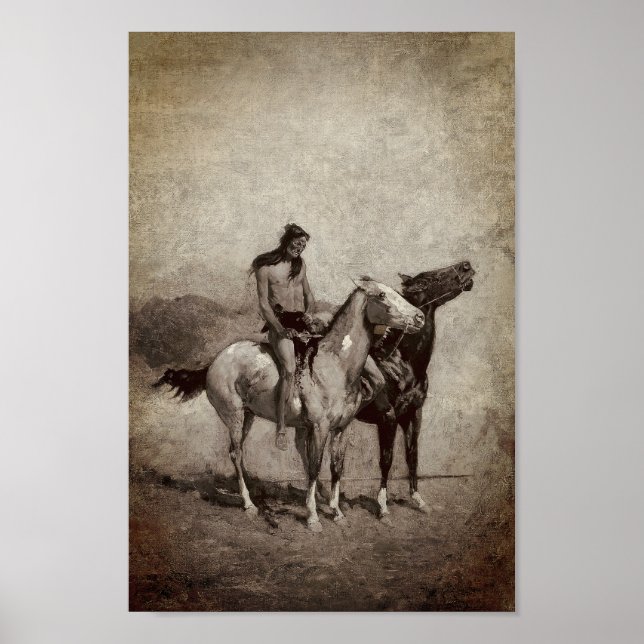 Das Feuer fresst sein Opfer über sein Pony Poster (Vorne)