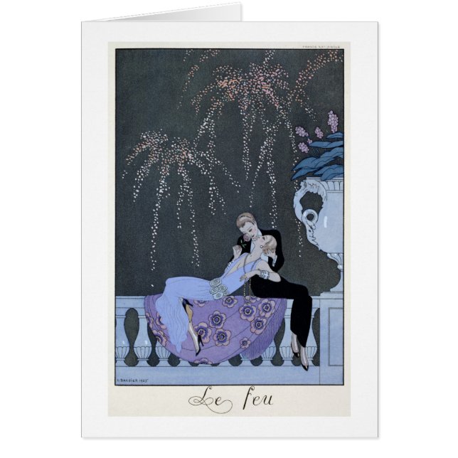 Das Feuer, Illustration für "Partys Galantes" (Vorne)